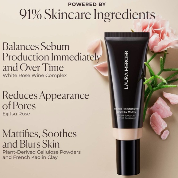 Laura mercier tinted moisturizer 
blurred matte ~ 2 C Oak - Picture 3 of 5